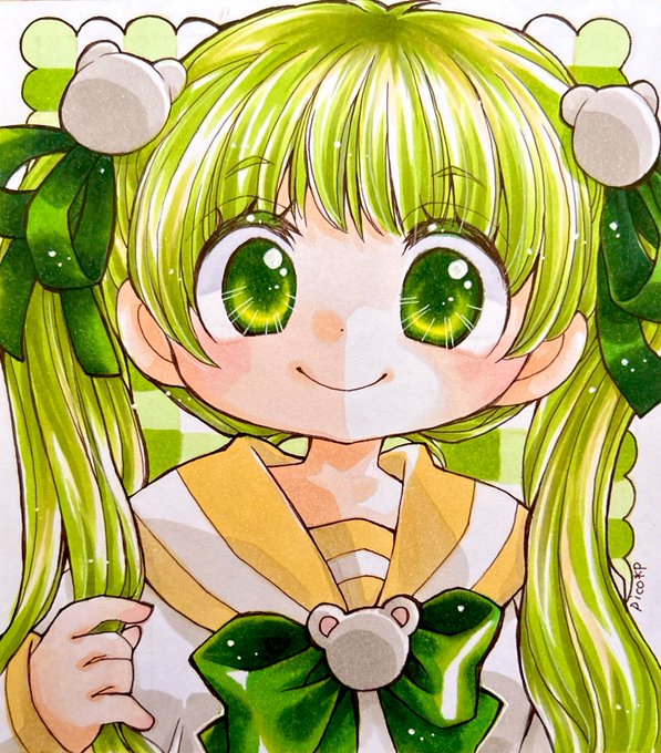 「green ribbon」 illustration images(Latest｜RT&Fav:50)｜5pages