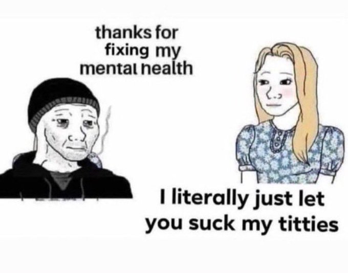 DatDegenCoop's tweet photo. Solves all of your depressions https://t.co/2JlHPujJ36