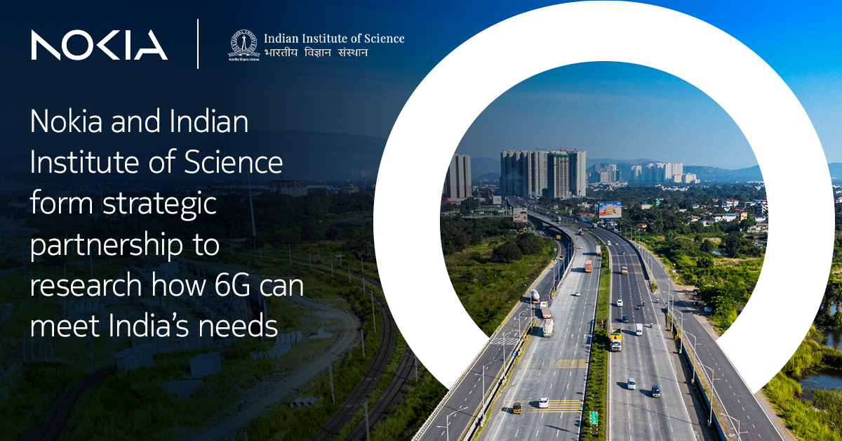 India has become a global powerhouse in communications innovation, playing a vital role in the development of #6G. Find out how we’re partnering with the @iiscbangalore to bolster the societal impacts of 6G technology in India, here: nokia.ly/3OYVAcd #MWC24 #NokiaIndia