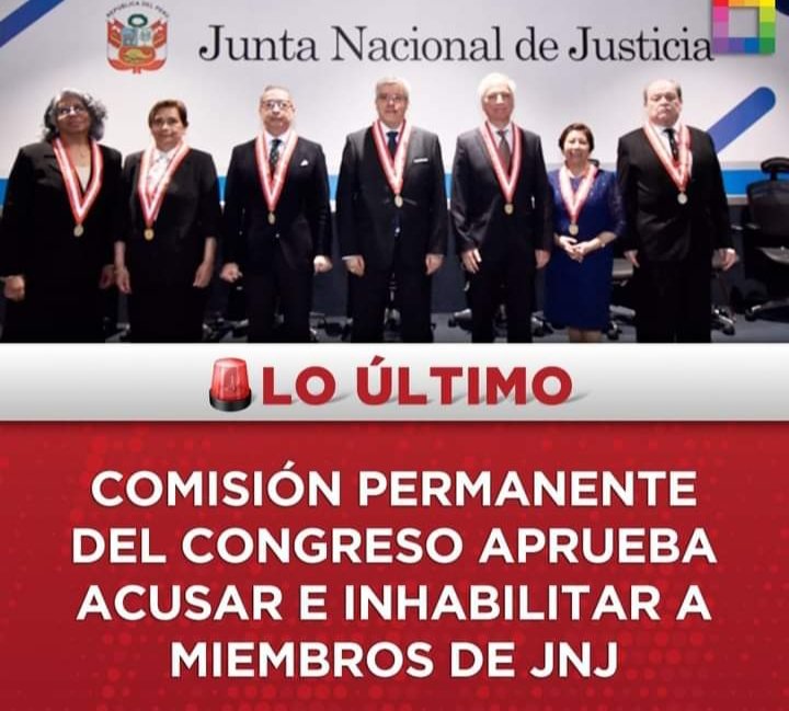 Fabiola24811583's tweet image. Al fin, la mafia roja de #Gorriti fuera de la JNJ.
Comisión Permanente del Congreso
#APRUEBA acusar e inhabilitar a miembros de la JNJ.