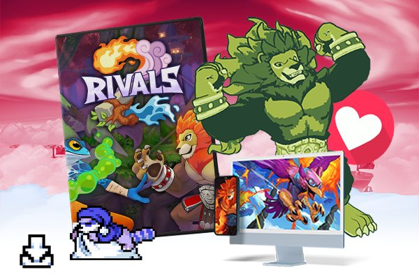 giving away a copy of the Aetherian Hero Tier on the Kickstarter!!

A Copy of Rivals 2!
Beta Weekends!
Early Access R2 Skins!
Early to Bed RoA Maypul!

to enter:
Like + RT this Post
Follow <a href="/rubyrosecrowns/">Lucas</a> 
Follow <a href="/StudiosofAether/">Aether Studios</a> 

Drawn March 1st, 8pm PST