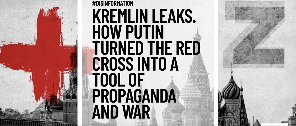 Today in the #KremlinLeaks: how the Kremlin turned the RU Red Cross into part of Russia’s war propaganda machine. How so? Let me explain.