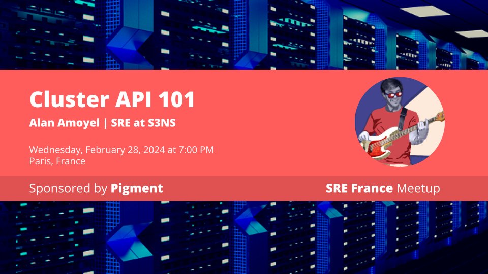 Demain, c'est le premier meetup de l'année chez <a href="/gopigment/">Pigment</a>. Au programme: Istio, une introduction à Cluster API et comment centraliser des données d'observabilité dans un système… décentralisé.
meetup.com/site-reliabili…