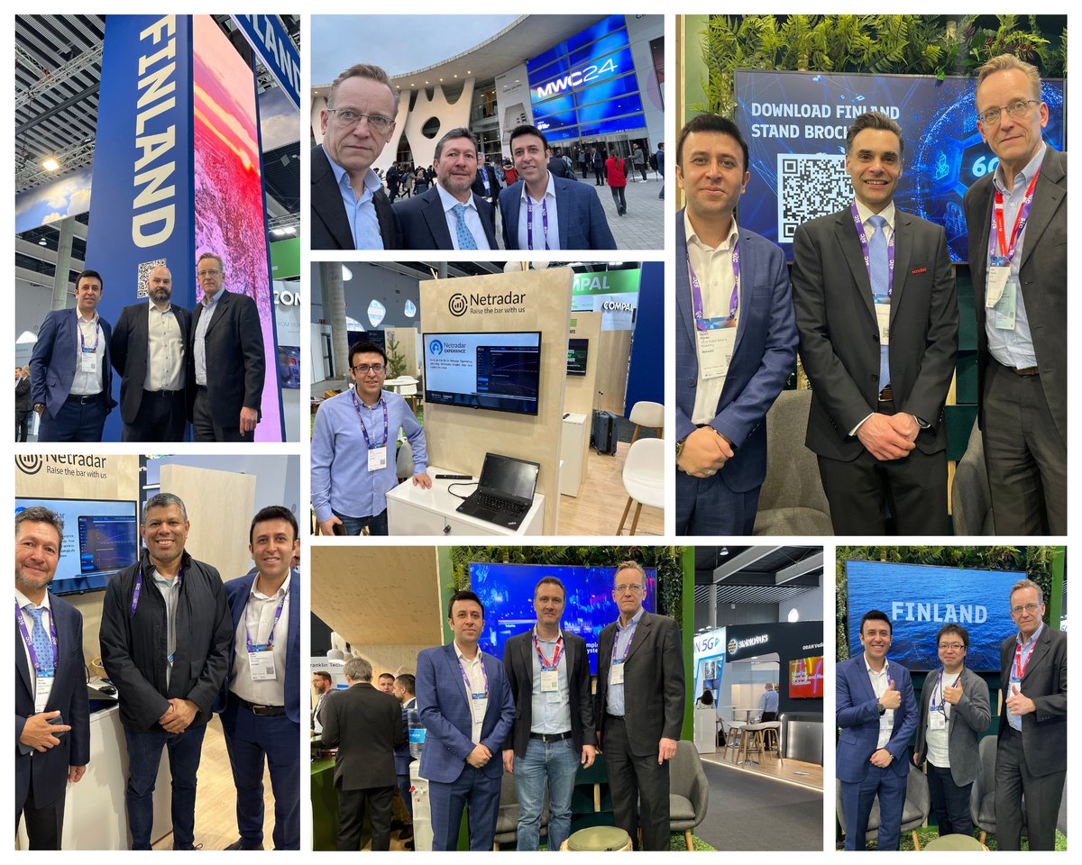 Day 1 at the #mwc24 we connected with customers from all over the world - introduced them to our latest AI-powered products! It's inspiring to see the widespread interest in our solution and its role in shaping the future of #networkperformance #netradar #telecom #ai #TechNews