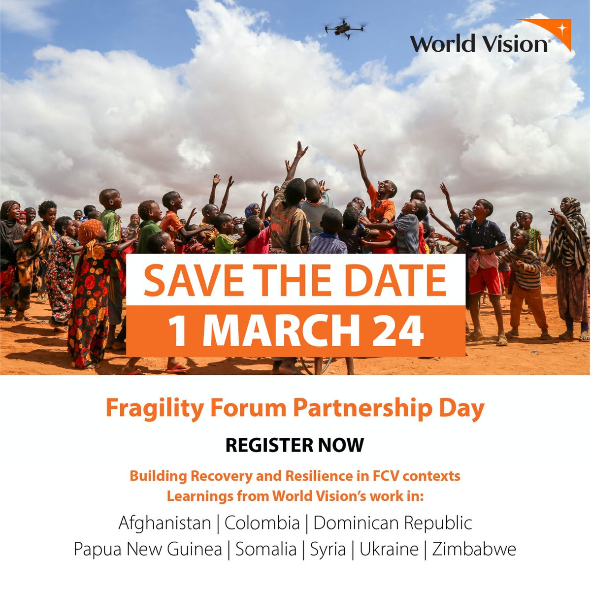 Learn about @SomRePOfficial & @WorldVision's work in fragile contexts at the @WorldBank #FragilityForum WHEN: 1 March, 9:30 AM ET REGISTER: Virtual or in-person at bit.ly/48twlpf @WVSomalia @coopi @OxfamSomali @DRCSomalia @adra_somali @caresom @Shaqodoonorg @ACFsomaliaCD