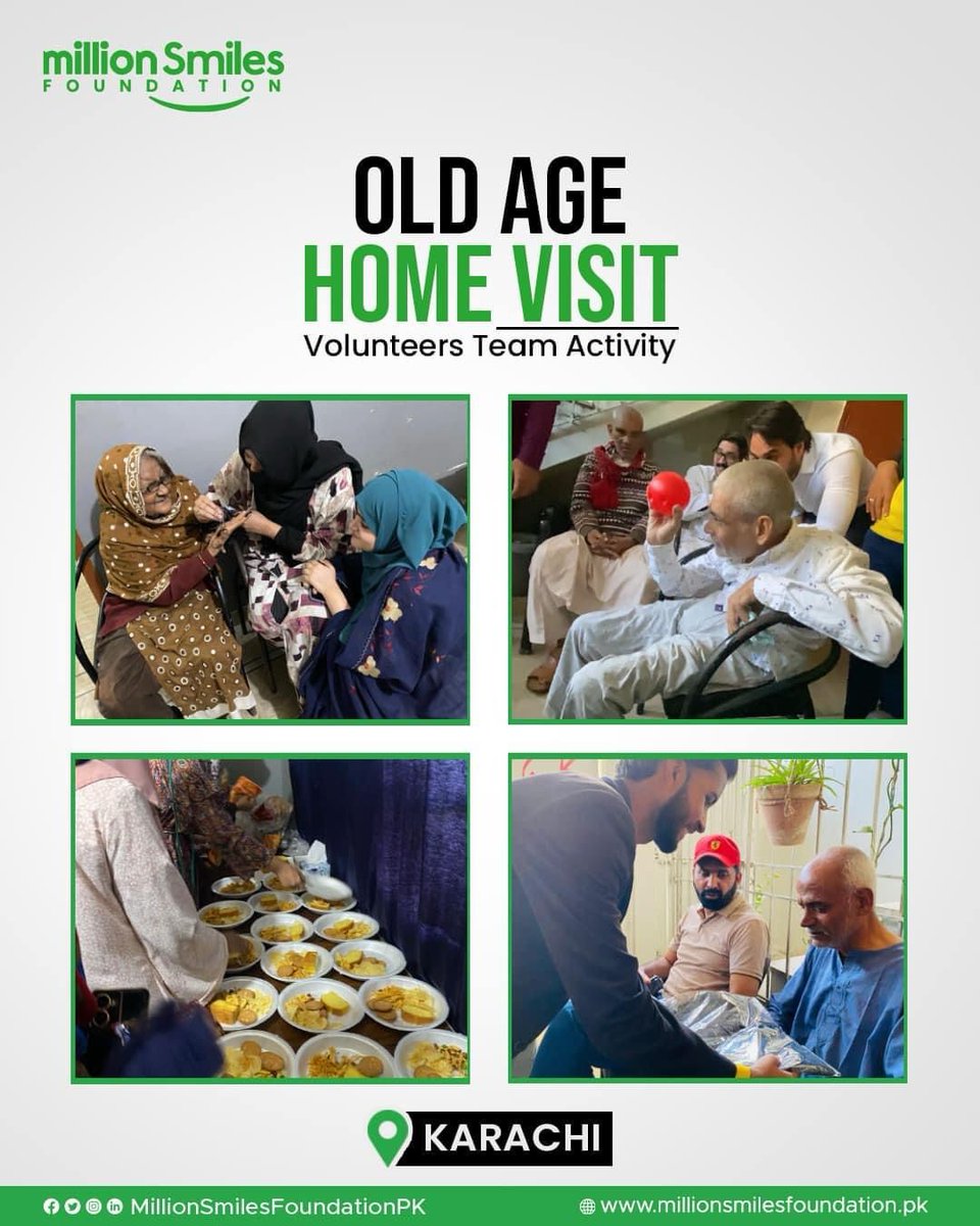 MSAmberfarooq's tweet image. Million smiles foundation volunteer team visit old age home
#ولعت #LeeJaeWook #ครอบครองปรปักษ์ #Vina2024 #الاتحاد_الوحدة #BabarAzam𓃵 #MAFSUK #FreePalestine