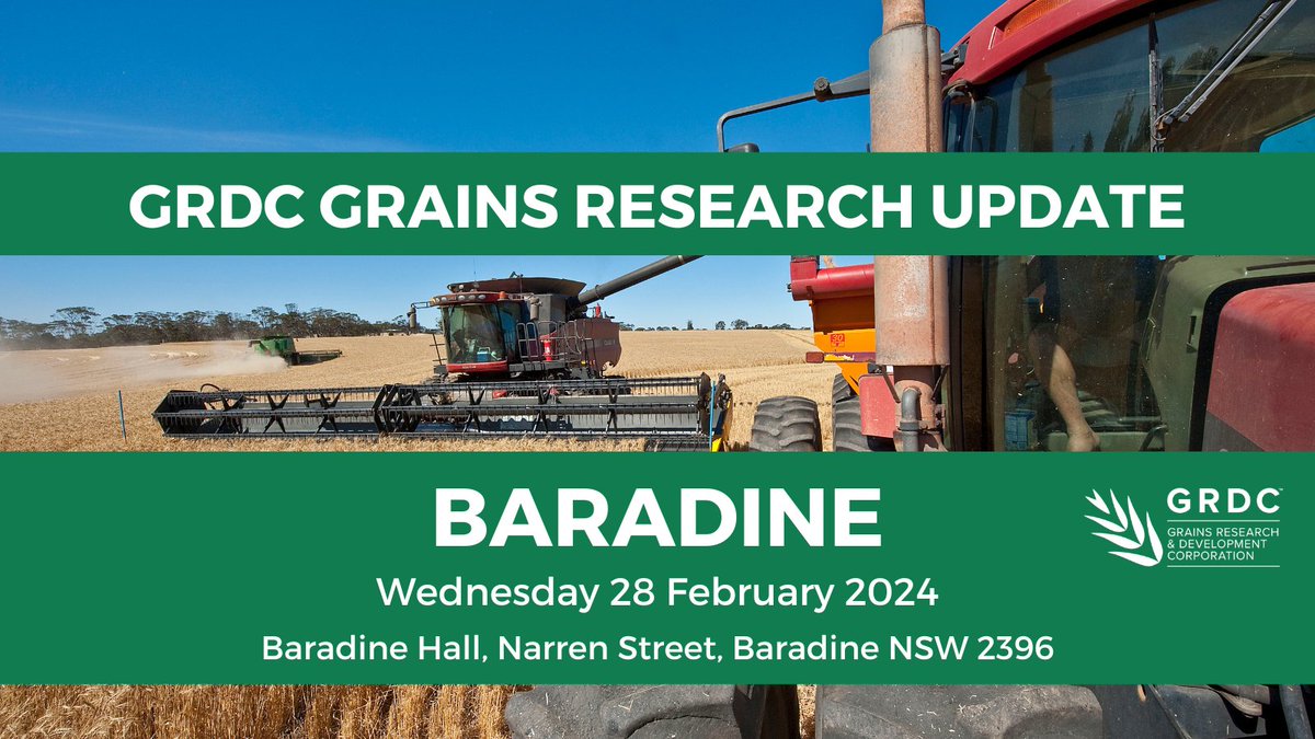 GRDC North (@grdcnorth) on Twitter photo The northern #GRDCUpdates are at #Baradine this morning. Follow along at @GRDCnorth for information and papers. The northern #GRDCUpdates are at #Baradine this morning. Follow along at @GRDCnorth for information and papers.