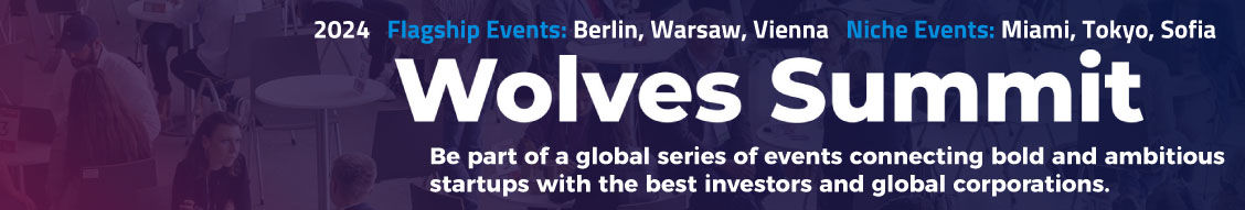 "Most-Exciting ScaleUp" Competition at "Scale Up with Wolves", 26 March, Berlin. Nominate your Company (before 6 March) to be among Top 10 Most-Exciting ScaleUps!  (complimentary  ticket and a Presentation to our Jury (37 top VCs &amp; CVCs ). Nominate: berlin.wolvessummit.com/scaleups