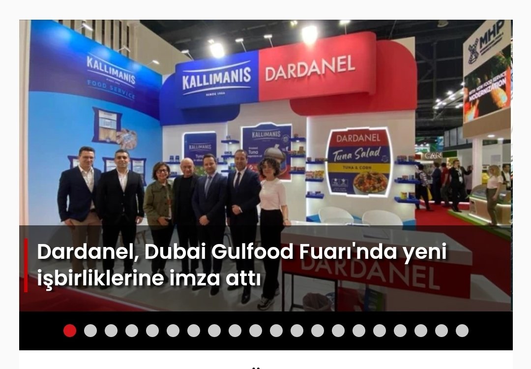 Dardanel, Dubai Gulfood Fuarı'nda yeni işbirliklerine imza attı

Kaynak Linki = balikhaber.com/haber/dardanel…