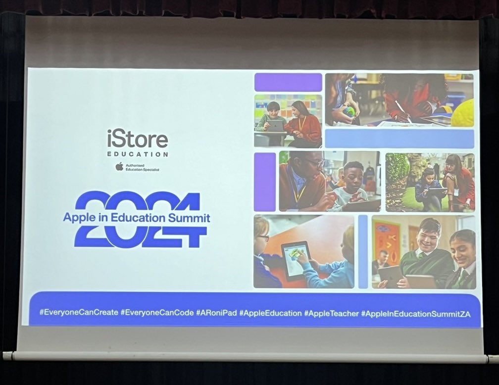 coding_feminist's tweet image. And were on! Apple in Education Summit 2024! @iStoreEducation