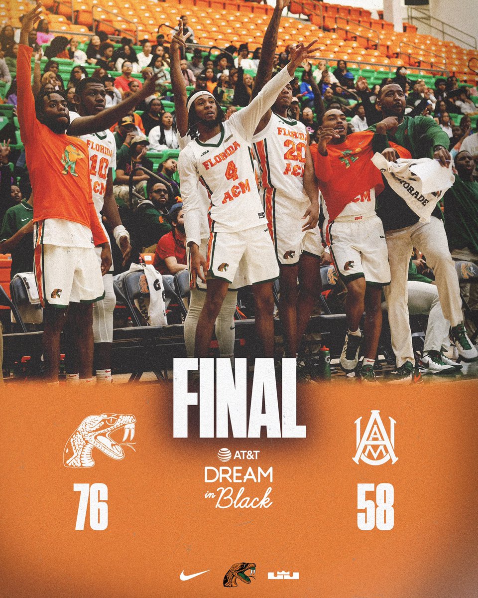 Now we know who the real A&amp;M is. 🐍

Keith Lamar lead the Rattlers with 29 points, 3 rebounds, and 1 steal. 

#FAMU | #Rattlers | #ThinkBig