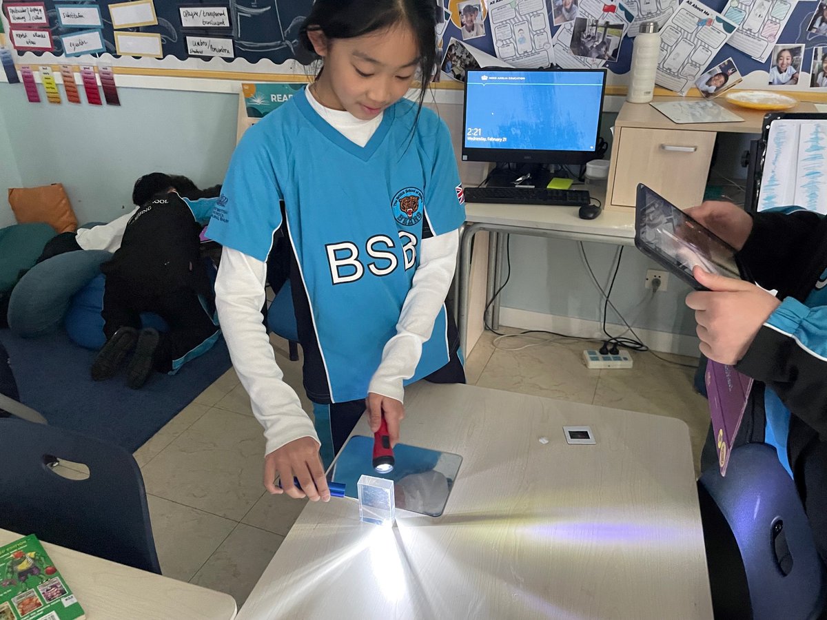 BSB_Shunyi's tweet image. Year 6 are excited to delve into the captivating World of Light in Science! They created light mazes using torches and mirrors at different angles & design a path for light to follow. The results were fantastic!
#BSBShunyi #NordAngliaEducation #CreateYourFuture #NAEBeAmbitious