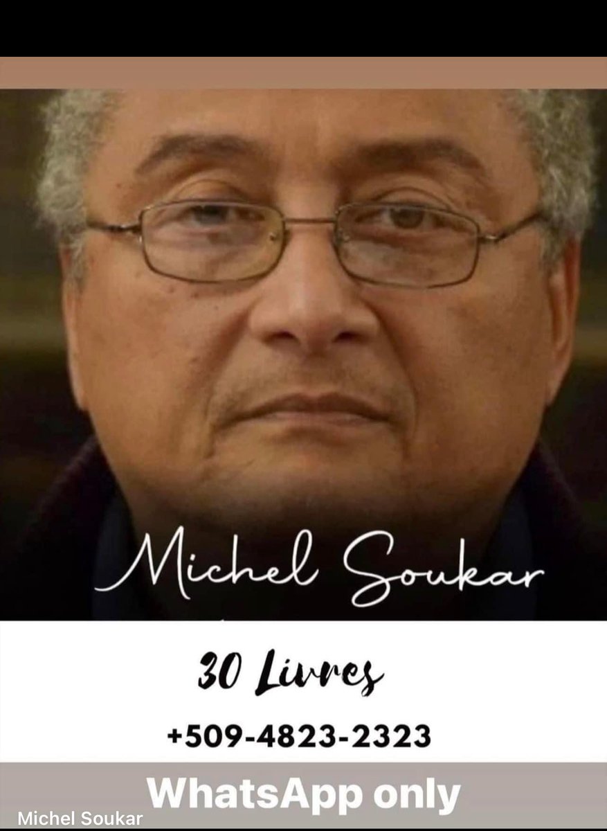 Michel Soukar tweet media