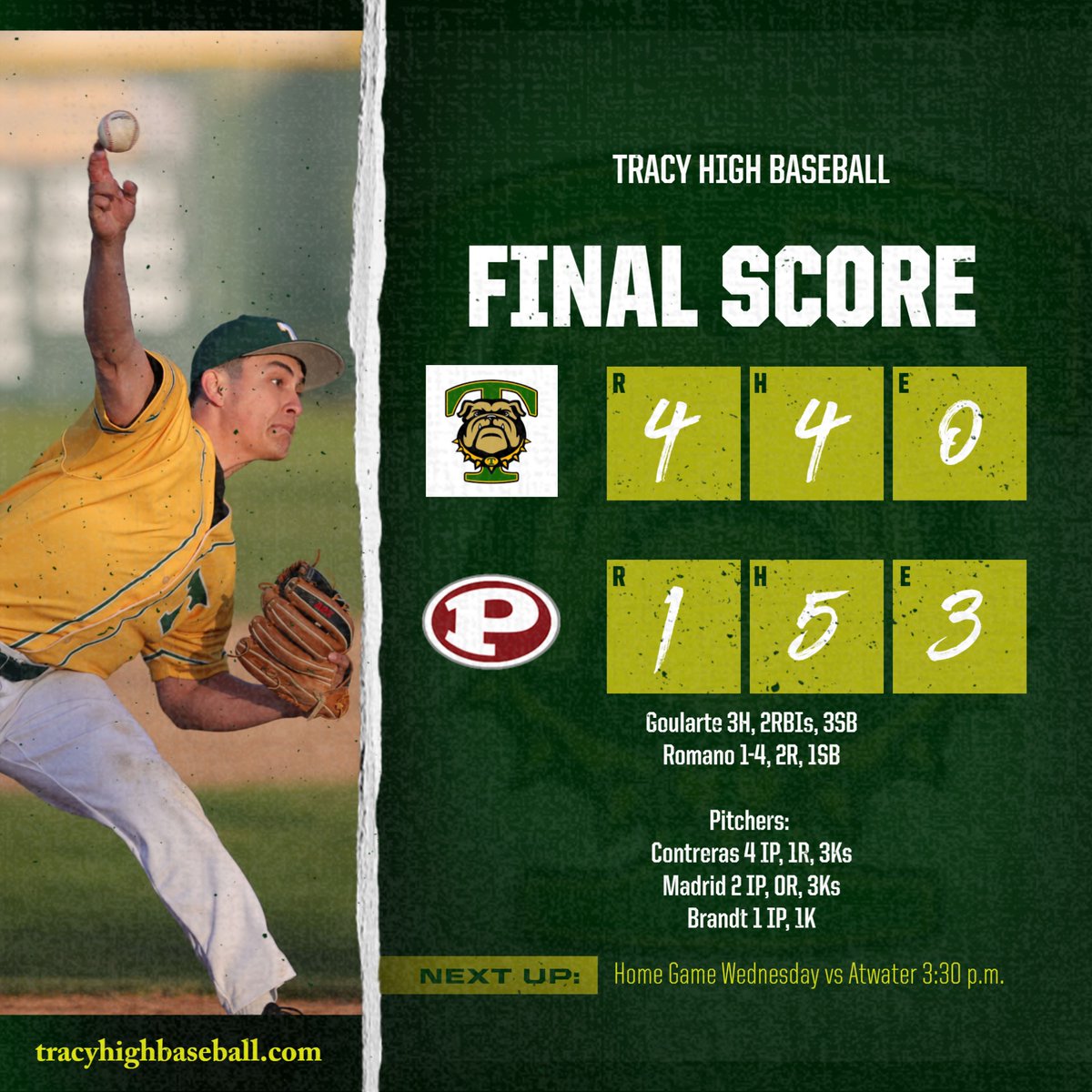 Tracy_High_Baseball (@baseballtracyhs) on Twitter photo 