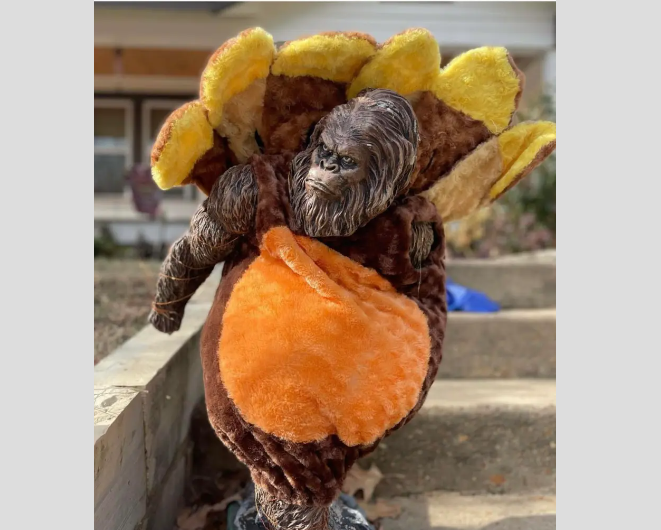 3onyourside's tweet photo. Have you seen 'Sassy': 250-pound Sasquatch stolen from Midtown home.

READ MORE: https://t.co/sd7zAK8mYD https://t.co/H5bdfrzGev