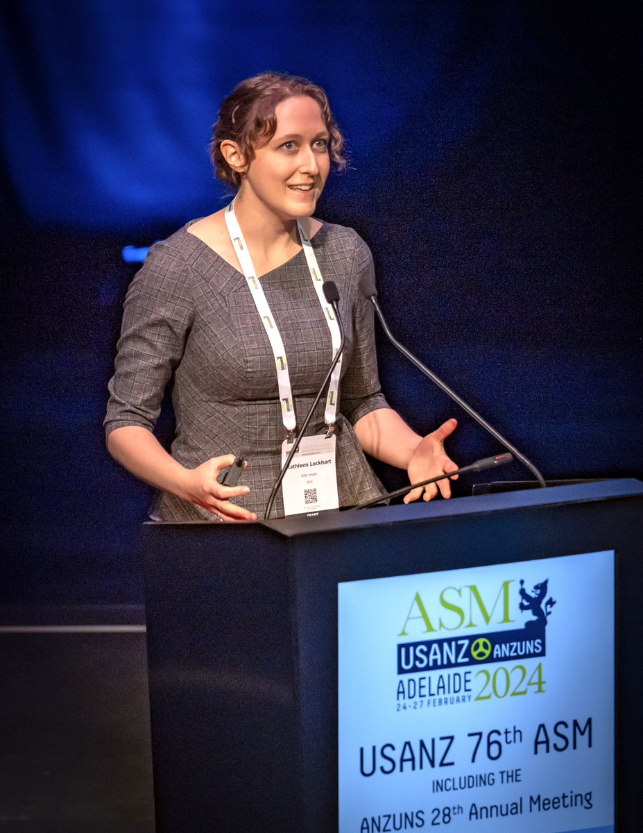 Congratulations to the Keith Kirkland and Villis Marshall Prize winners, Andrew Silagy and Kathleen Lockhart 🏆👏🏻 #USANZ24 #USANZ