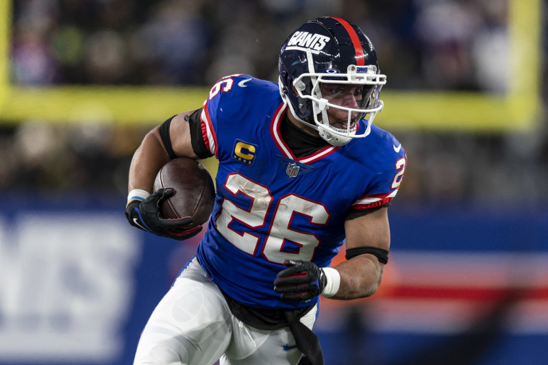 nflrums's tweet photo. NFL RBs that will NOT be franchise tagged:

  • Giants Saquon Barkley
 • Raiders Josh Jacobs
• Cowboys Tony Pollard
 • Titans Derrick Henry
 • Chargers Austin Ekeler
• Eagles D'Andre Swift 
• Ravens Gus Edwards https://t.co/NtMIOXmxzj