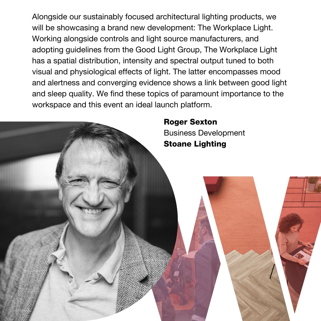 WorkspaceShowUK's tweet image. Stoane Lighting Is participating in the Workspace Design show London 27-28 February 2024. Register now to attend Workspace Design Show for free rb.gy/3seei5
#StoaneLighting #WorkspaceDesignShowLondon #ArchitecturalLuminaires #InnovationInProgress