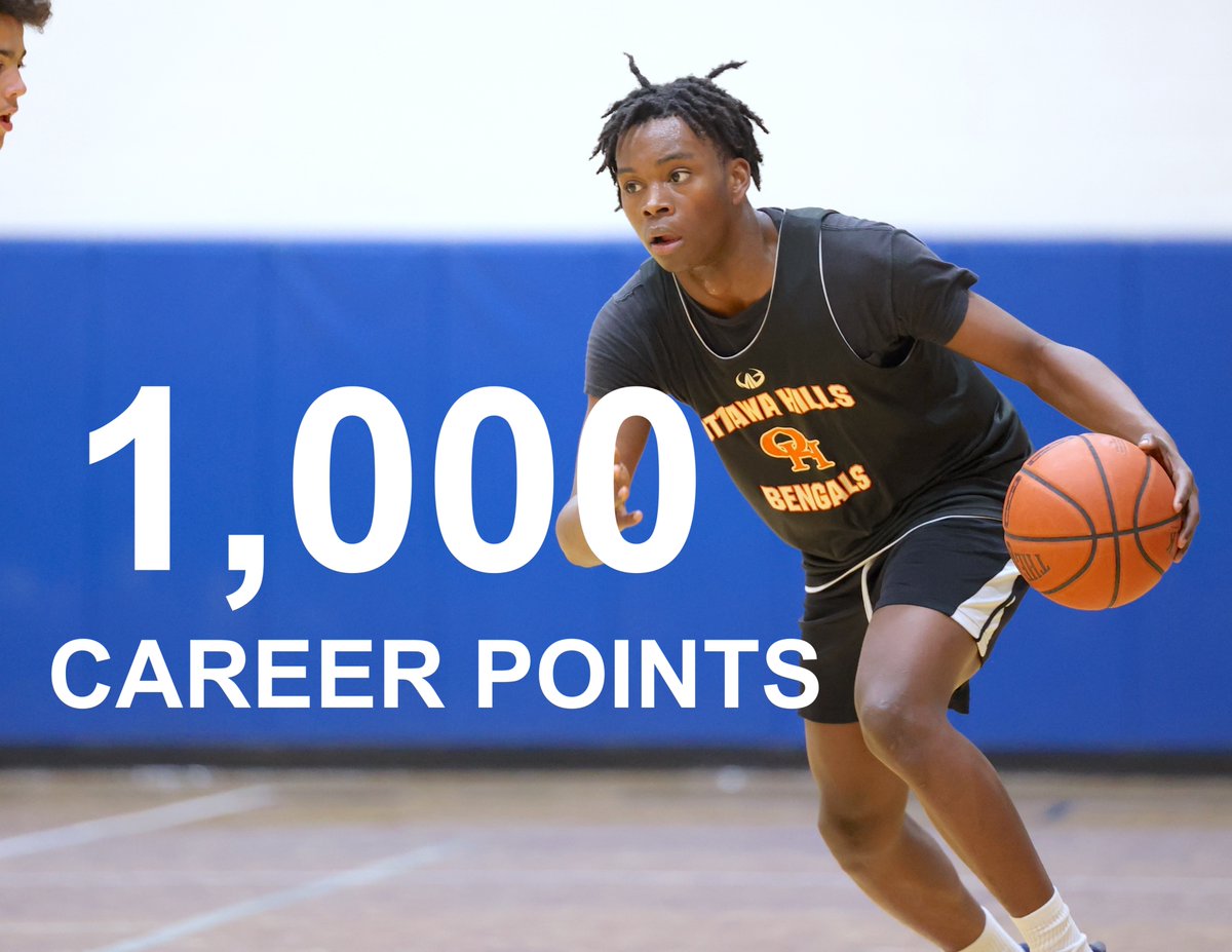 Ottawa Hills' Craig Hureskin reaches 1,000 career points.

STORY: tinyurl.com/yvdu6bcf