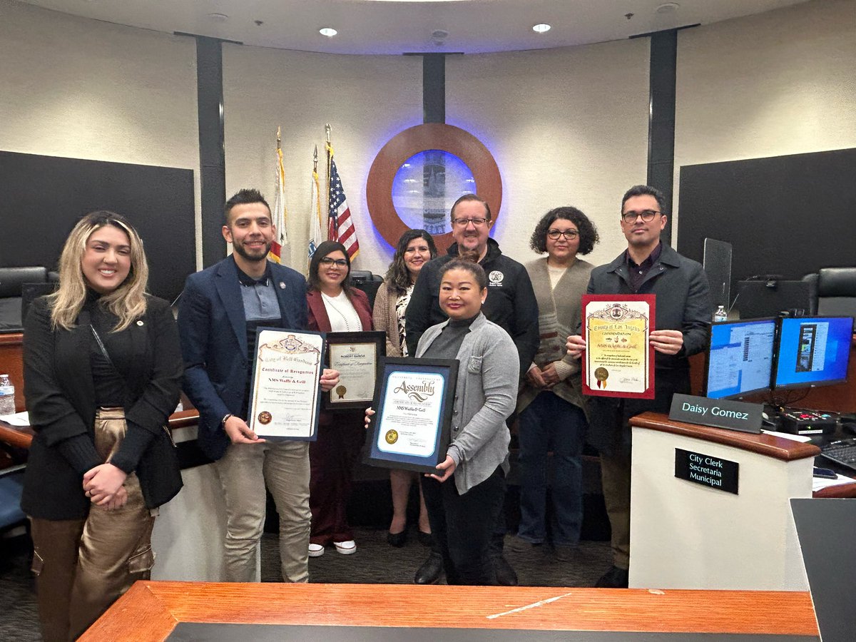 AsmPacheco's tweet photo. Congratulations to NMS Waffle and Grill in Bell Gardens for consistently serving up delicious dishes and creating a warm, inviting space for our community. Your unwavering passion and dedication are truly admirable.
#AD64 #BellGardens #SupportLocalBusinesses https://t.co/hdFRlJt4pe