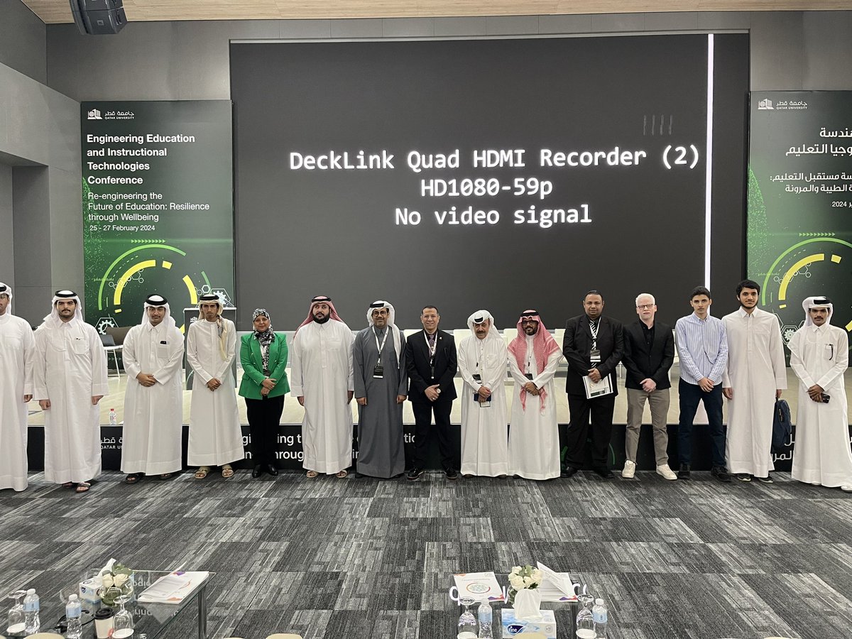 Another great day #AI #conference <a href="/QUCED/">كلية التربية</a> <a href="/QatarUniversity/">جامعة قطر</a>