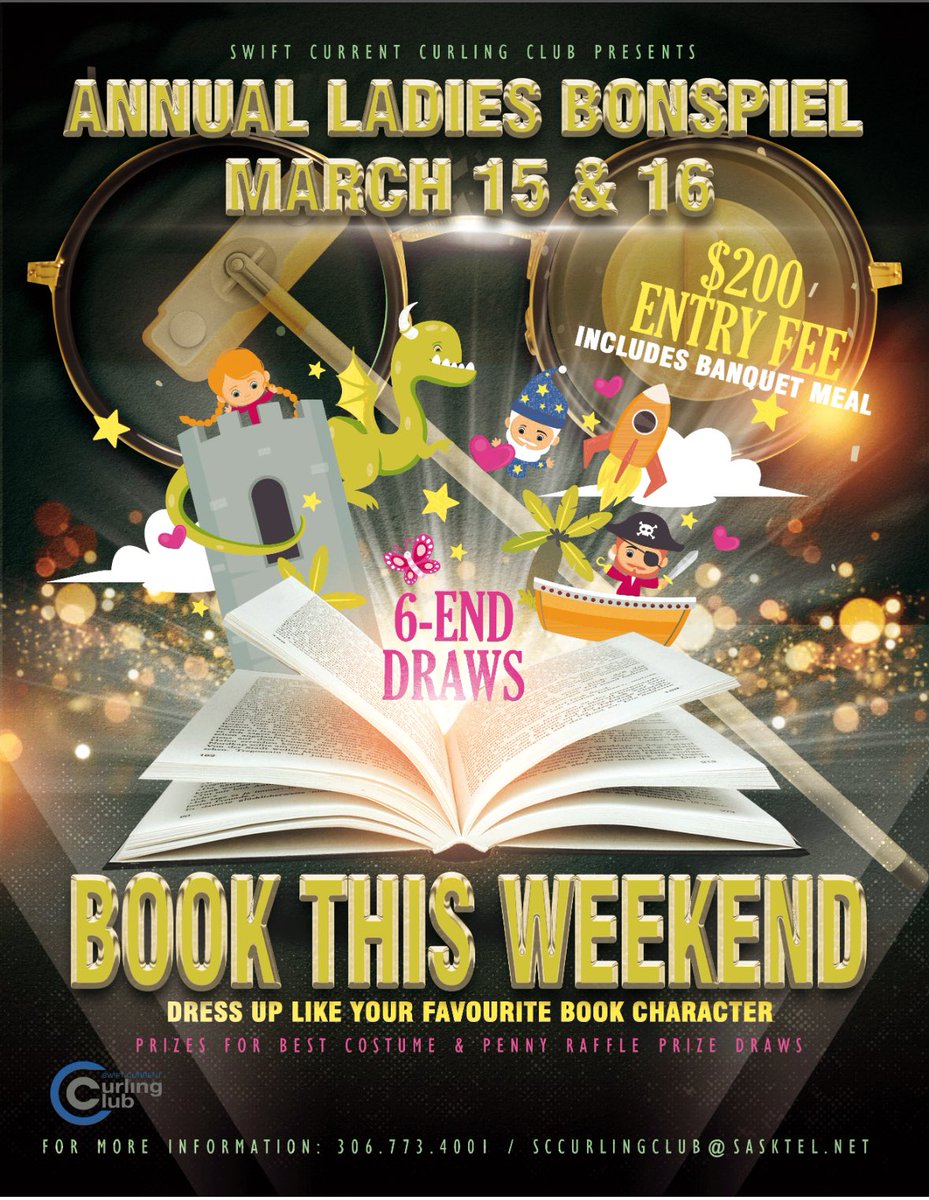 sc_curlingclub's tweet image. @sc_curlingclub Annual Ladies Bonspiel. March 15&amp;amp;16. Still a couple spots left. Sign up as an individual or as a team. #BookThisWeekend