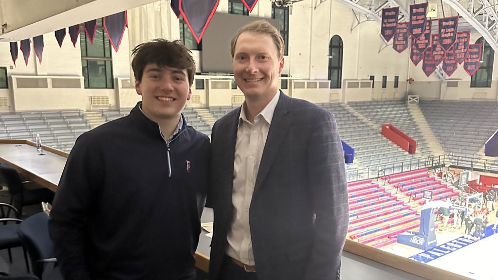 LaSalle_Sports's tweet photo. Great call by our own Bob Long ‘09 of @boblongsports - pictured here with #WEXPtv Danny Rovi ‘24 who’s heading to @NewhouseSU this fall 🎙️ 🎤 https://t.co/1mmlDZ1upg