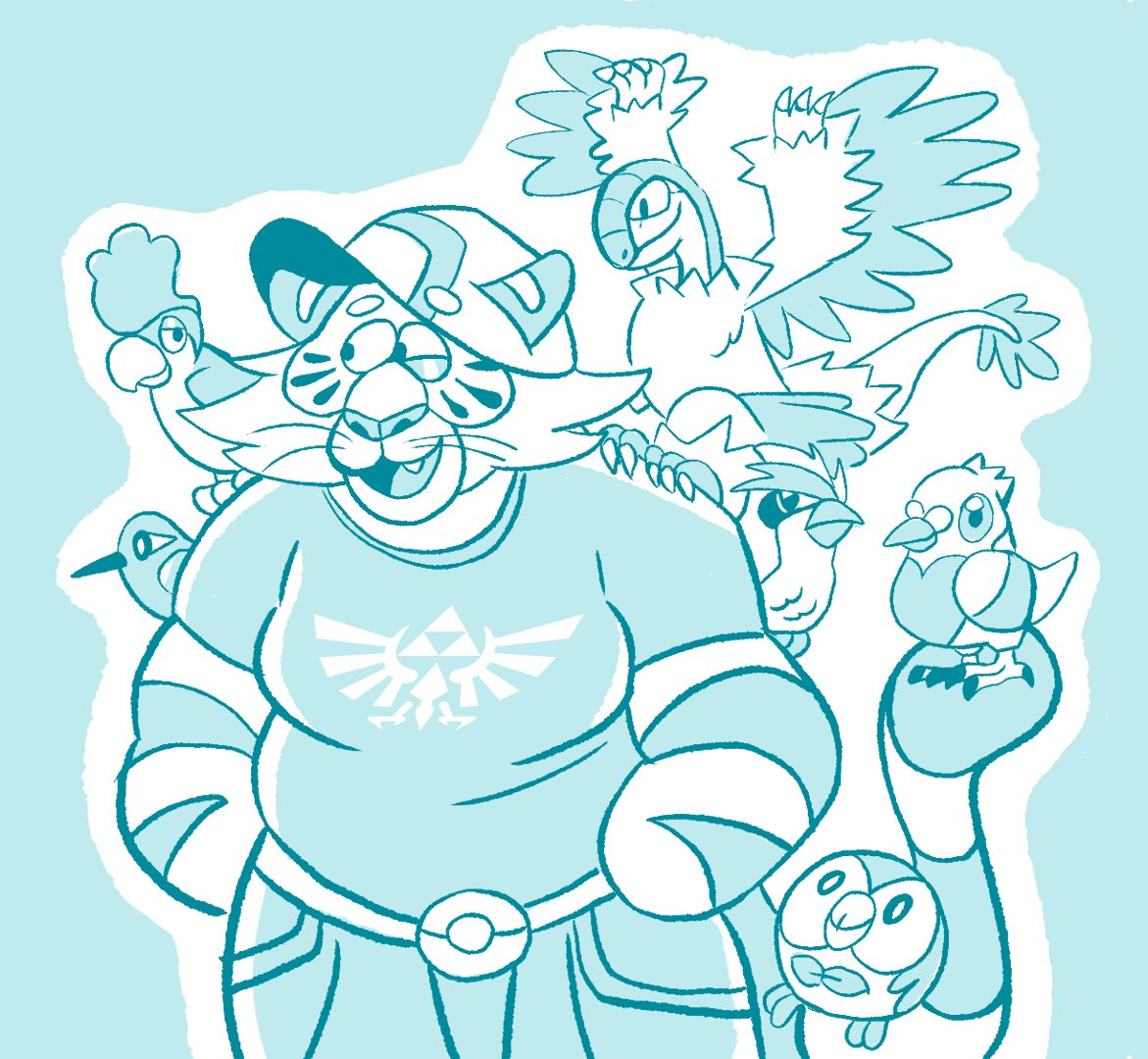 Someone loves birds #PokemonDay #PokemonDay2024 #Pokemon