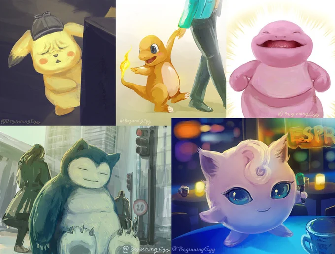 ポケモン28周年とのことで、過去に描いたポケモン絵をぺたり。4枚目は名探偵ピカチュウらくがき詰め合わせ。最近ポケスリにハマっているのでまた何か描けるといいな～! #PokemonDay #PokemonDay2024 
