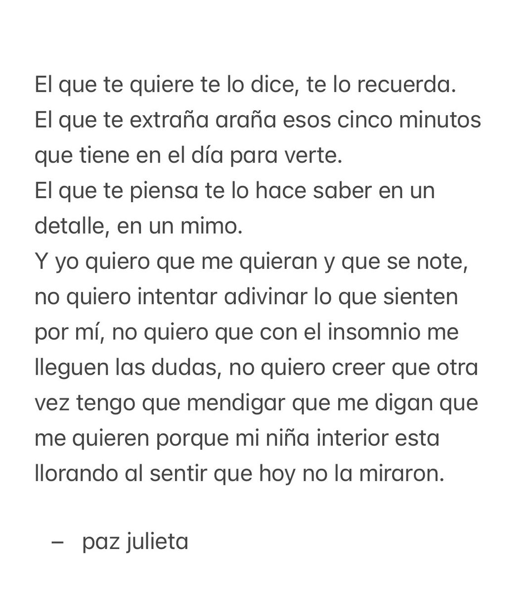 “Pero que se note…”