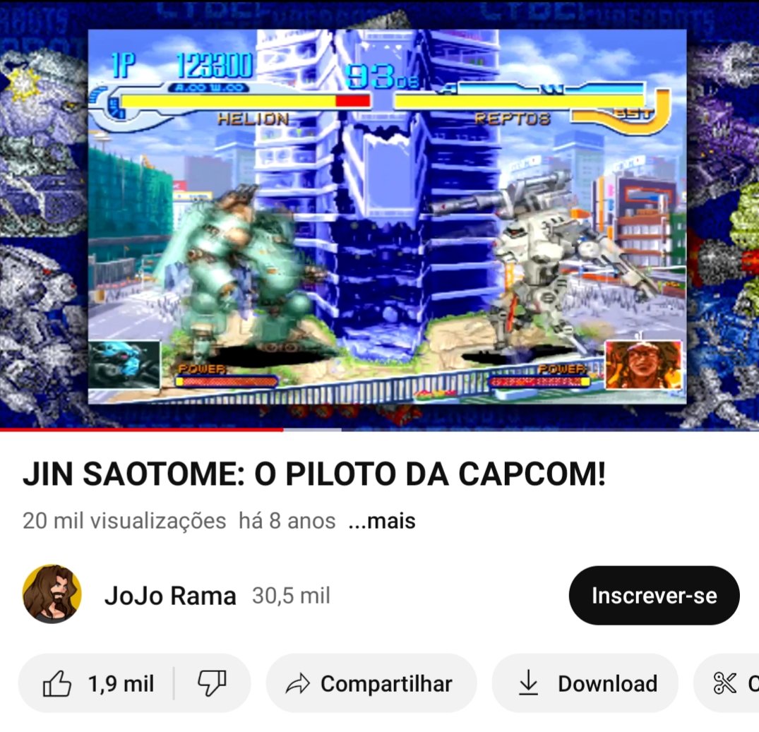 Cara, que sacanagem eu só ter vindo a conhecer o canal do JoJo Rama quando ele já parou de fazer vídeos...
Tch...