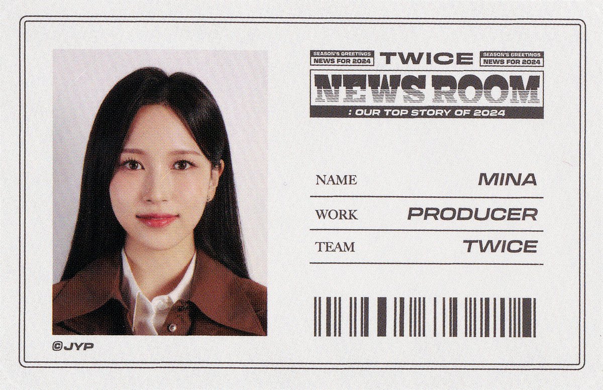 SCAN] TWICE SEASON'S GREETINGS 2024 TWICE NEWS ROOM : Our Top