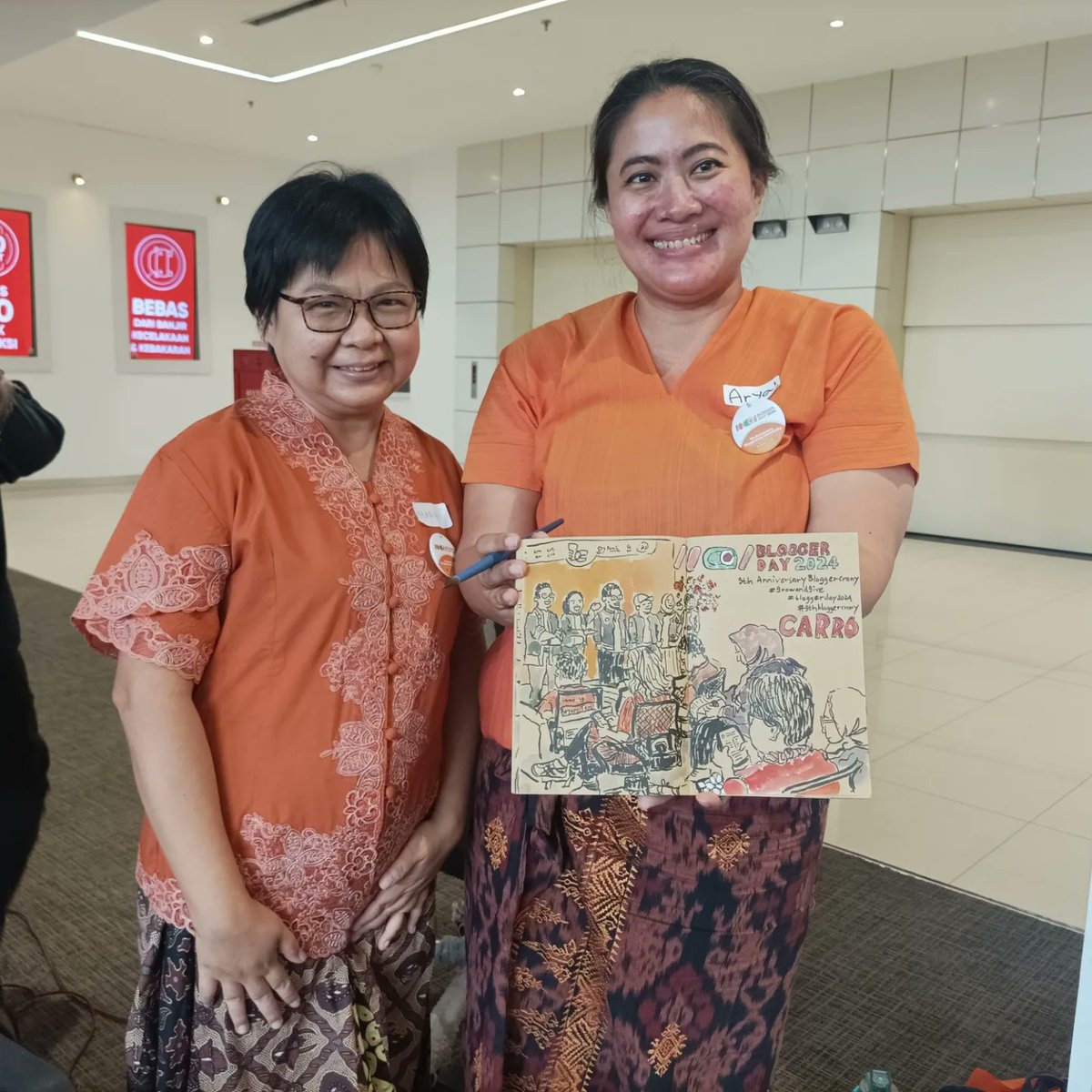 Senangnya di anniversary <a href="/bloggercrony/">Bloggercrony</a> ke 9... Ketemu mbak kece ini yang bikin sketsa cakeppppppp banget...