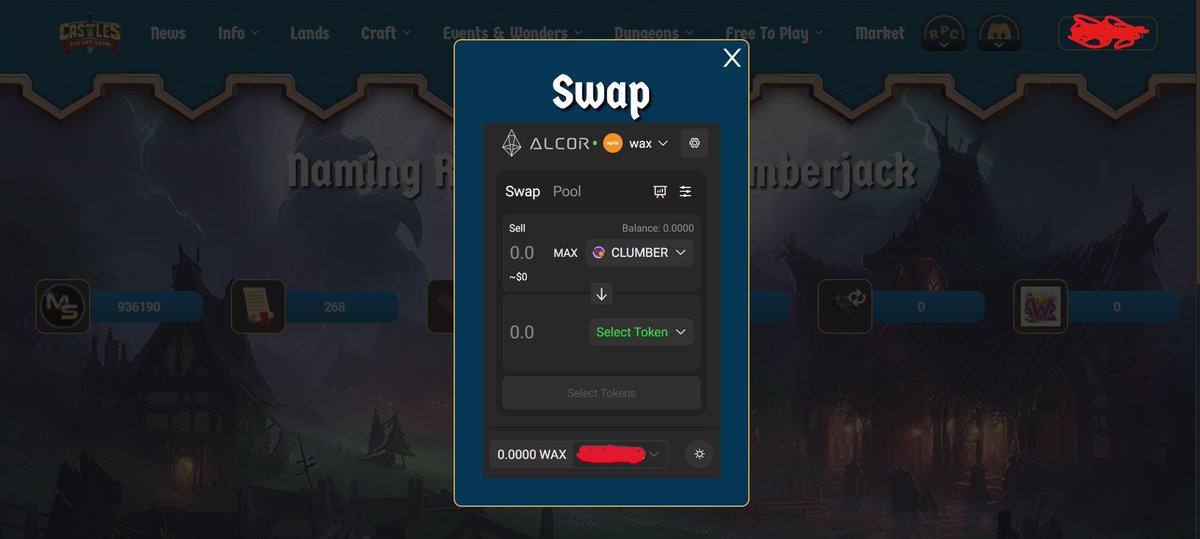 castlesnft's tweet photo. New on #CastlesNFT! A swap widget courtesy of @alcorexchange!

Now, our players can swap tokens around easily without having to leave the game!!

Pretty awesome advancement guys - keep up the good work #Waxians!

#Alcor #Waxfam #Web3 #UPDATE #WAX #Liquidity #Farms #PlayNOW #P2E https://t.co/e4QXuflmKT