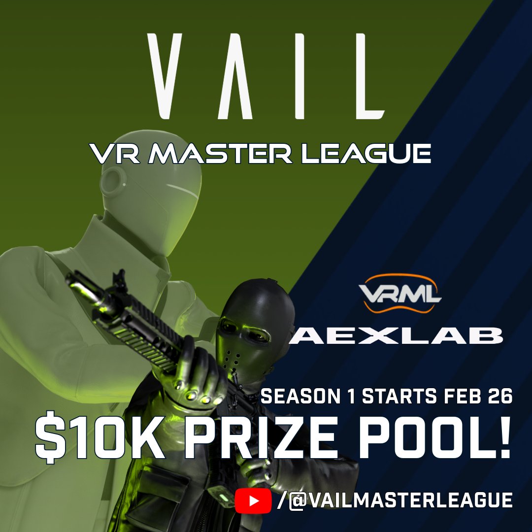 Season 1 has begun!

Who was your team matched up with this week?🔥
New to the comp scene? Check out detailed info here:
vrml.gg/VAIL/News/p0Fr…

Good luck to all!
#VRMLCON2024 #VAIL #VR #VResports #esports