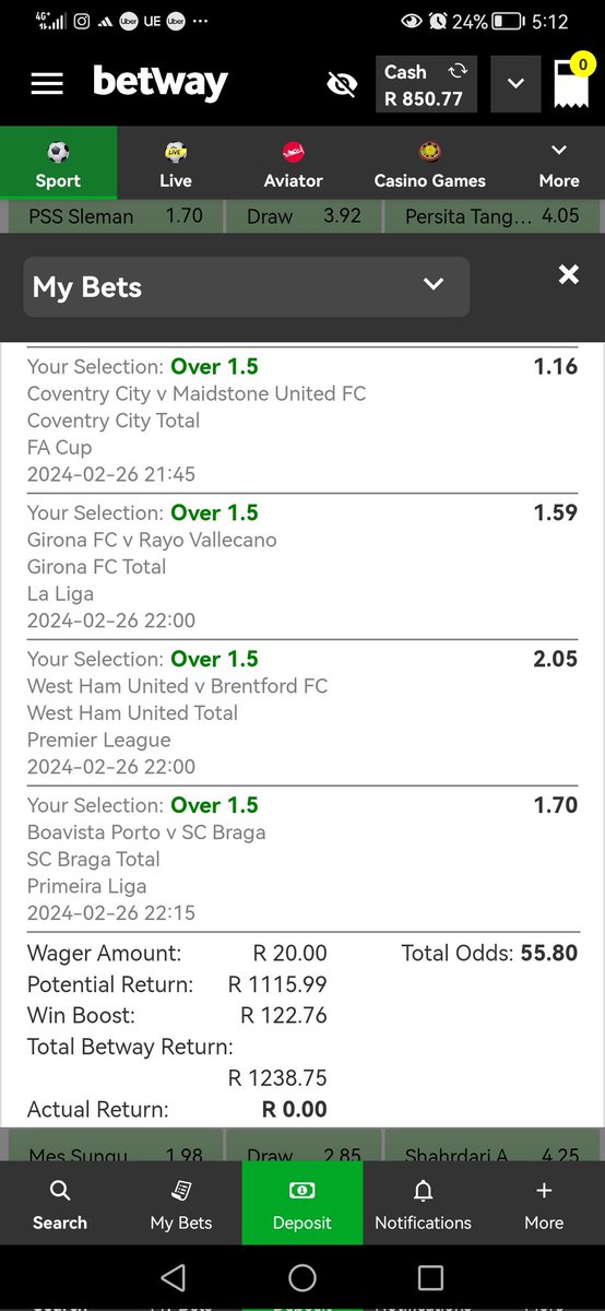 Dbanj25's tweet image. Losing by 1 team hurts more than Mjolo, Lazio really did me dirty 😥💔