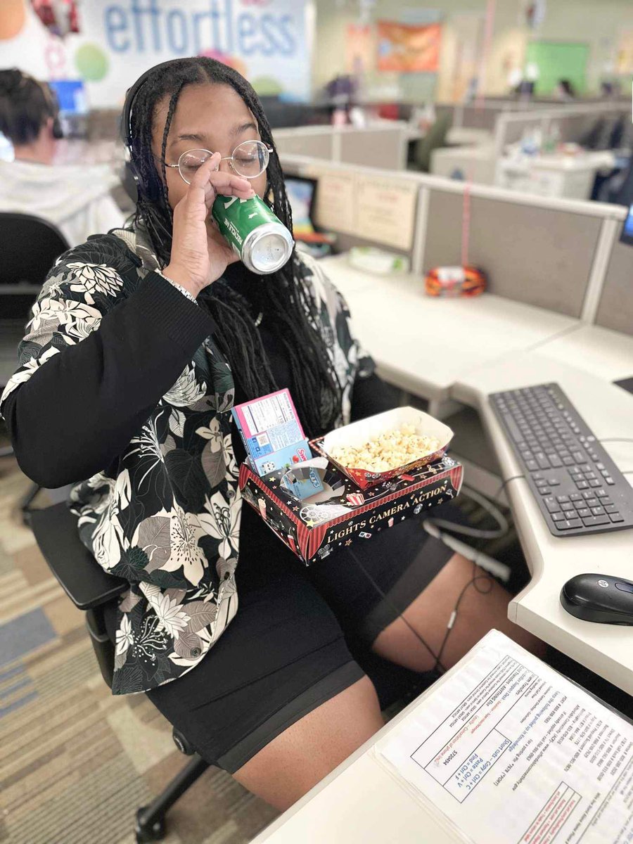 Got our snacks and drinks ready for Movie Monday!! Happy Employee Appreciation Week! #EAW2024 #MBCGoodStuff #LifeAtATT #EvvElite <a href="/EvvCollections/">Evansville Call Center</a> @mbcgoodstuff