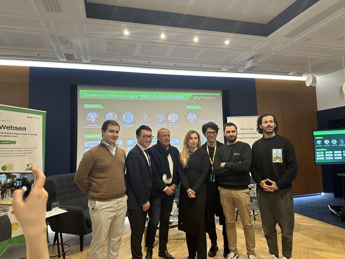 0xGreythorn's tweet photo. Just wrapped up an insightful session at the #BlockchainSymposium with @webseaofficial ! ๐
โจ Special thanks to Stephanie Cabossioras for her invaluable insights. Grateful to HEC for orchestrating such a thought-provoking event. #HECAlumni #IndustryInsights https://t.co/E269GE0J0S