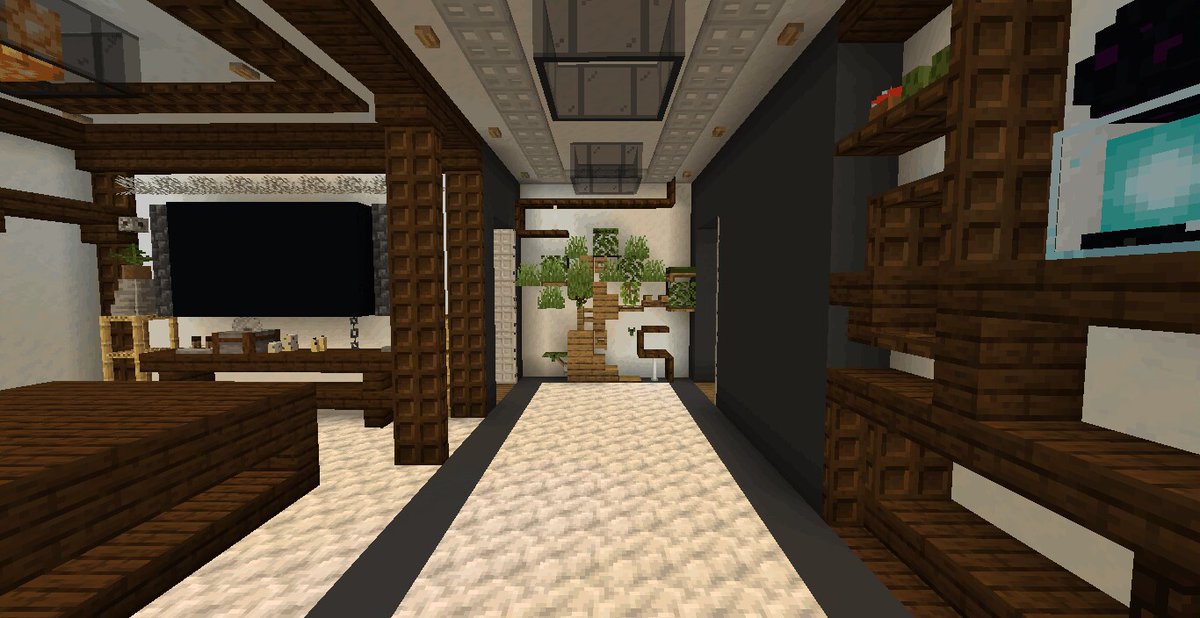 Blueprayer2's tweet photo. 新中式别墅内饰练习
#minecraft建築コミュ
#Minecraft 
#Minecraftbuilds 
#MinecraftBuilding https://t.co/0boQkdLLw5