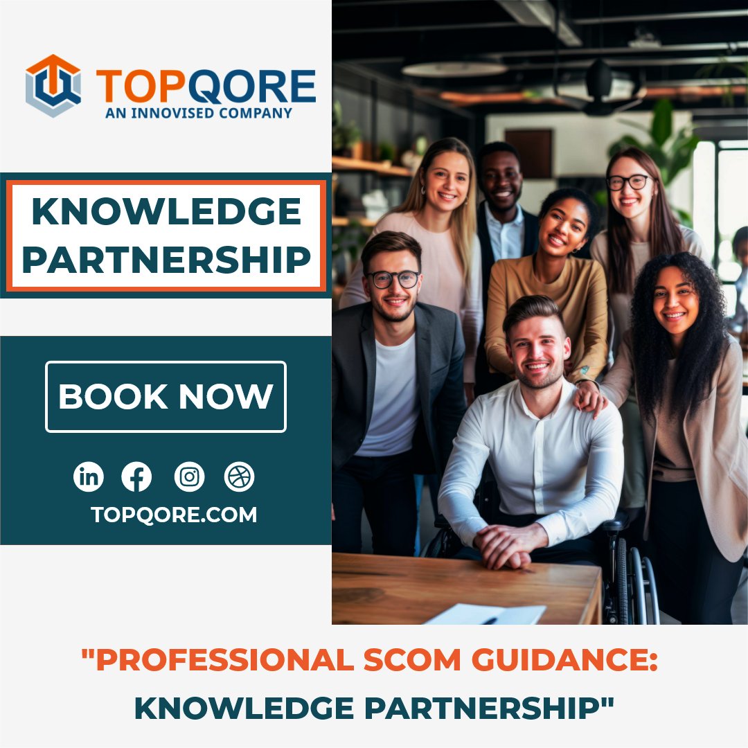 TopQore's tweet image. Need expert SCOM help? Our Knowledge Partnership program offers tailored support:
8 hours/month: €800, 16 hours/month: €1600.
Email contact@topqore.com to enroll!
#SCOM #KnowledgePartnership #learning #management #Innovised #microsoft #healthcheck
