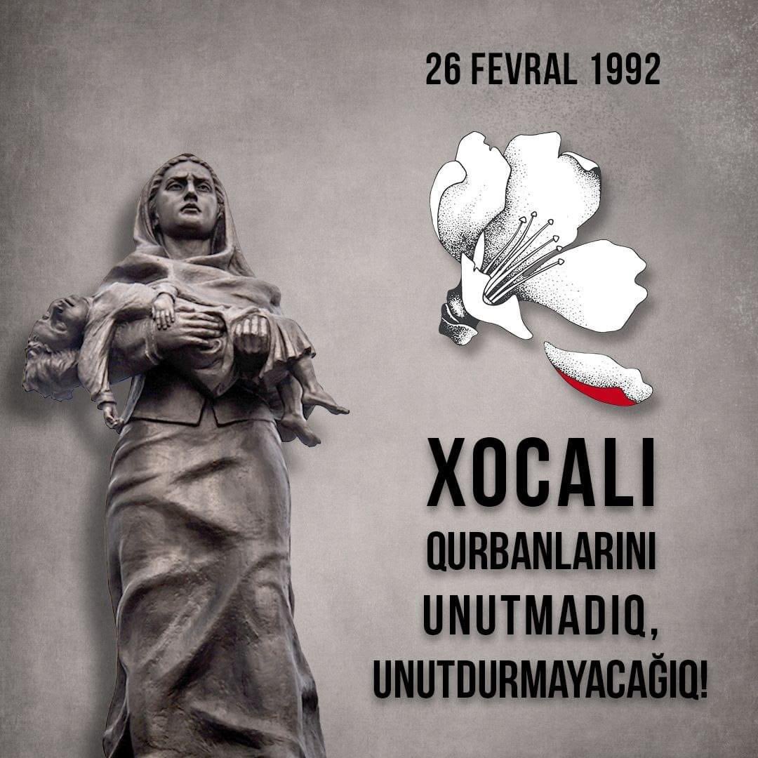 Kardeş ülke Azerbaycan’ın bu acılı tarihini unutmuyoruz. Hocalı katliamı şehitlerinin ruhları şad mekanları cennet olsun. Türk Amerikan Dernekleri Asamblesi #KhojalyGenocide #Azerbaijan 🇹🇷🇦🇿