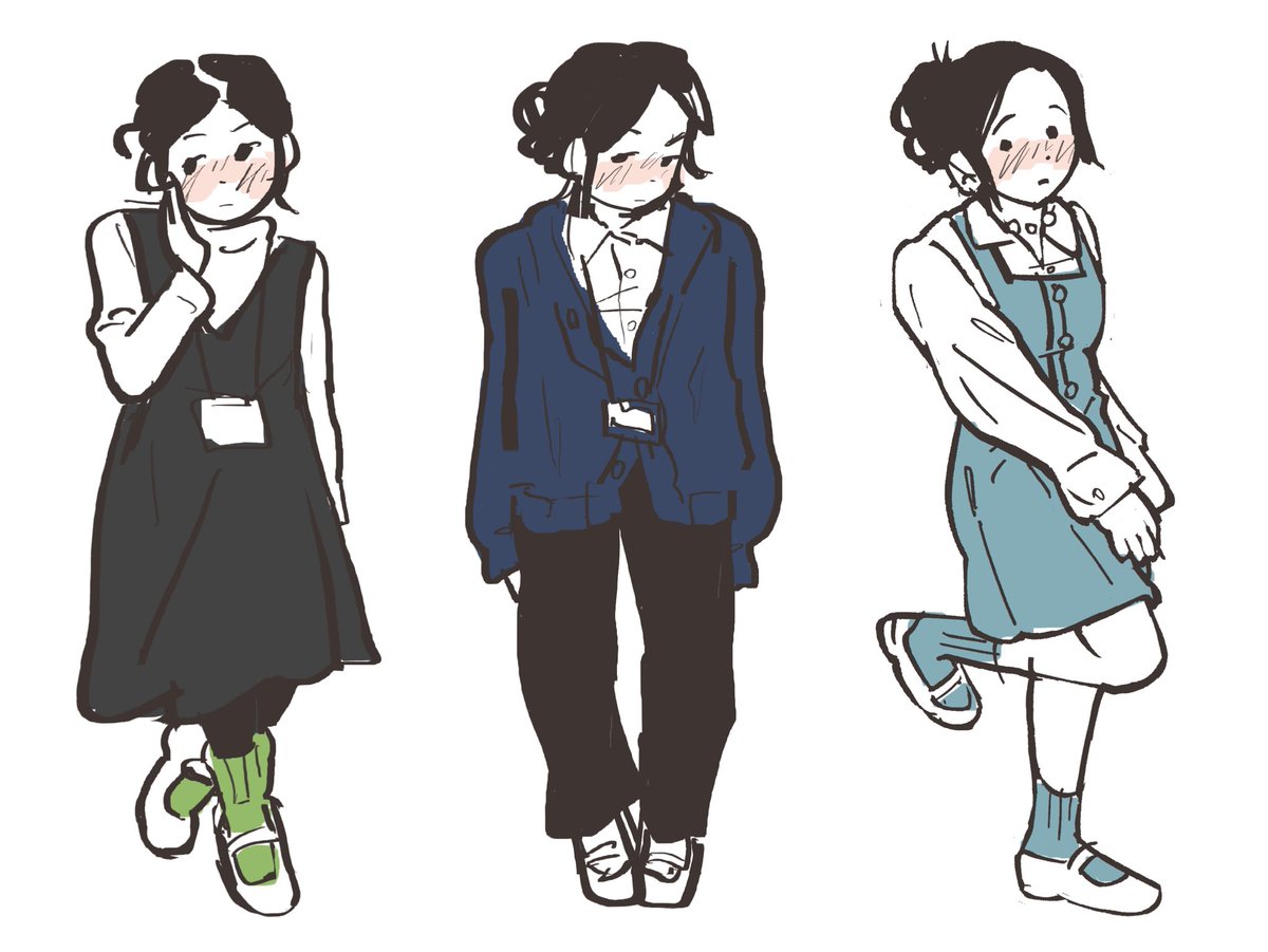 「late but last weeks work ootds 」|oh bop oh frickのイラスト