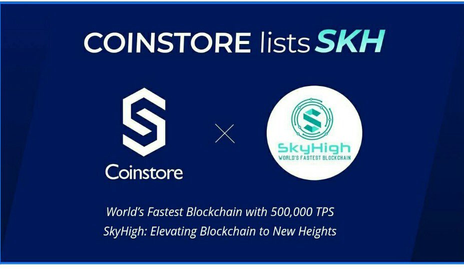 Goldrichie14's tweet image. SkyHigh Coin ($SKH) solves the blockchain trilemma for security, scalability, and decentralization by providing 500,000 TPS, secure Layer1, and decentralized features. Check it out on @CoinstoreExc and @skyhigblockchan.
👇
h5.coinstore.com/h5/signup?invi…

#fastestblockchain #Coinstore