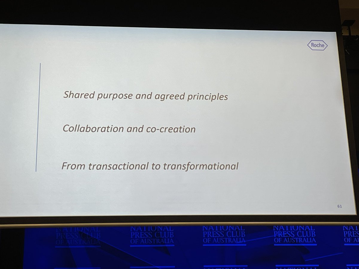 APAA Summit today … Jamie Nicholson, corporate affairs manager at Roche spoke about successful partnerships with patient organisations. His final slide sums it up beautifully.