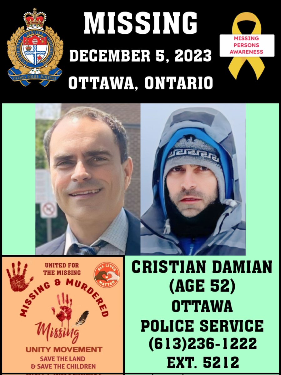FindWorldwide's tweet image. EVERYONE PLEASE SHARE 

@OttawaPolice &amp;amp; @CrimeStoppersOT

ottawapolice.ca/en/news/missin…

#MissingAndMurderedUnityMovement &amp;amp; #MissingPersons &amp;amp; #CristianDamian &amp;amp; #OttawaOntario &amp;amp; #OntarioCanada &amp;amp; #Canada &amp;amp; #Unity &amp;amp; #Nationwide &amp;amp; #Viral