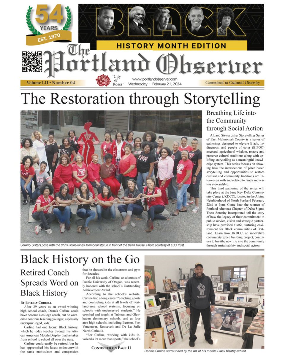 Check Out Our Latest Edition!

February 21, 2024

portlandobserver.com

#portlandobserver #blackhistorymonth #portlandoregon #pdx #news #community #february2024