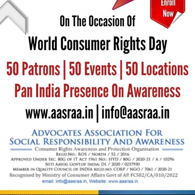 AasraaGlobal's tweet photo. info@aasraa.in
#WCRD2024 #CyberSafety #AasraaForChange #CPA2019
#aasraaforconsumerrights #habeebsultanali #Aasraa #TechSafetyTips #Consumerrights #EmpowerwithAASRAA #AASRAAMilestones #consumerempowerment #ConsumerEducation #KnowYourRights https://t.co/THB49nmhYR