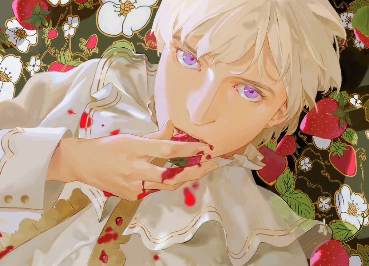 #イヴァン・ブラギンスキ #ヘタリア #Ivanbraginski
你会喜欢吃草莓吗