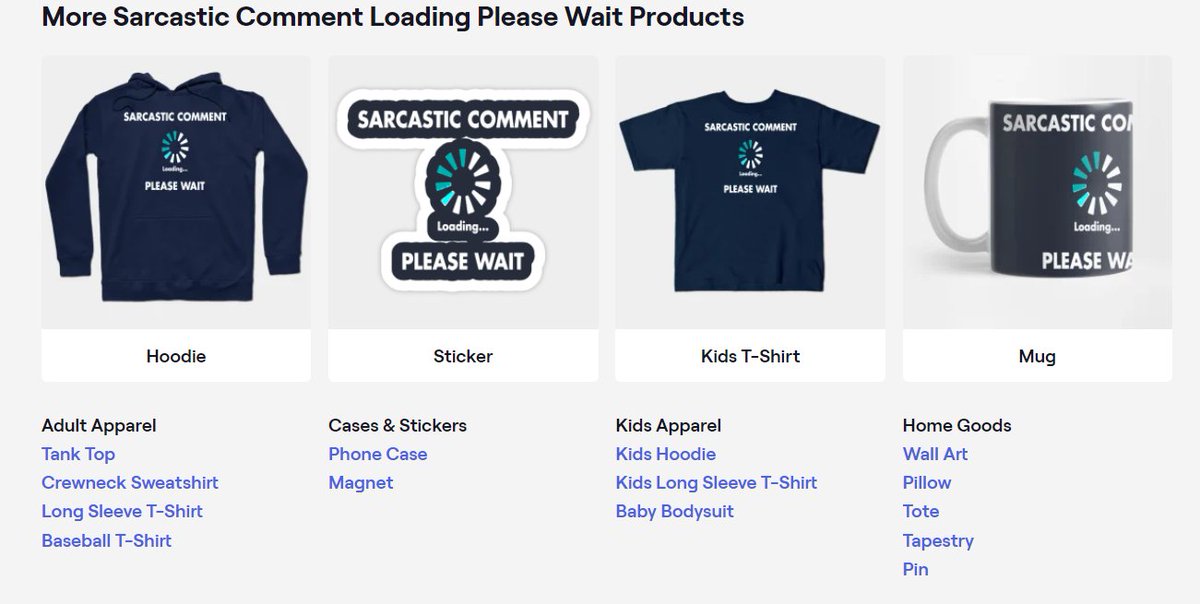 Sarcastic Comment Loading Please Wait - Sarcastic Comment - #TShirt #TeePublic #sarcasm #memes #sarcasticmemes #funnymemes #meme #memesdaily #funny #dankmemes #sarcastic #trolls #jokes teepublic.com/t-shirt/515731…