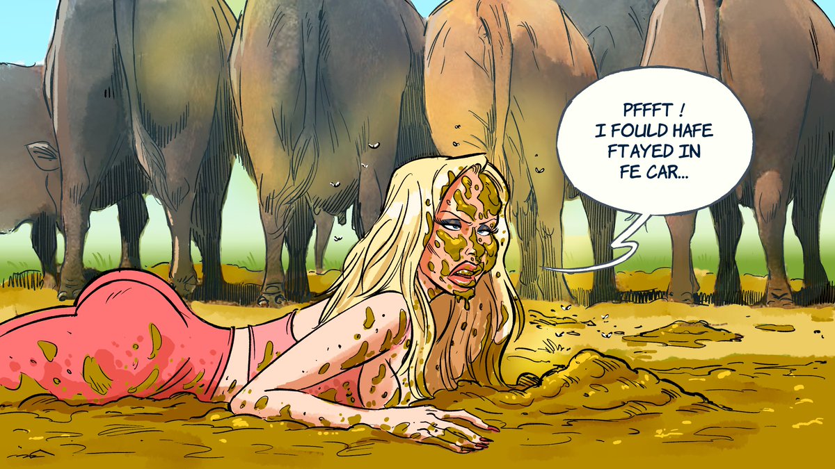 FuriousKonga's tweet photo. Sexy blond villainess shoud've stayed in her convertible 🥵🐮💩...

#cowpoop #cowshit #cowdung #villainess #sexyvillainess #messyvillainess #villainesshumiliated #wamvillainess #messy #wam #poop #scat https://t.co/6Wii7EFeGm